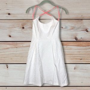 Zara Trafaluc Ivory Casual Cocktail Party Dress Size Small